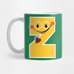 Funny Initial Letter Z - Zany Alphabet Gift for Zestful Kids Mug